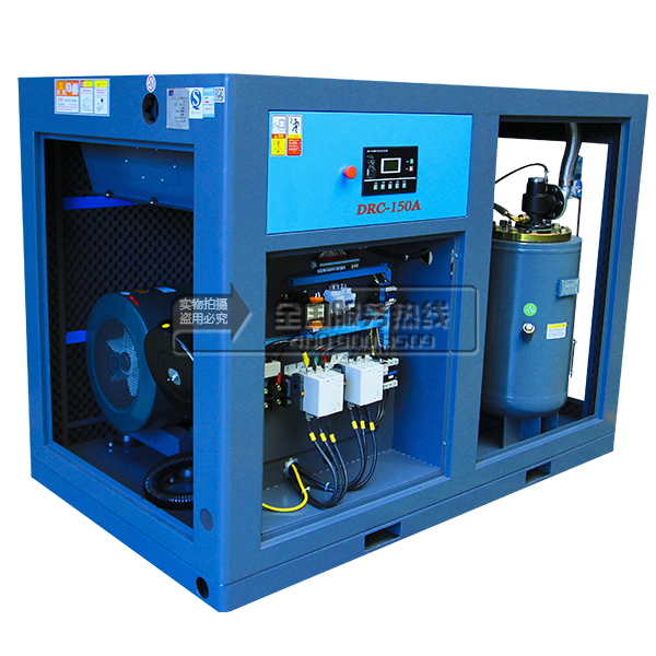 德瑞亞空壓機150A側(cè)面剖析圖